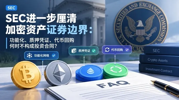 美SEC官方最新“9问9答”：厘清加密资产证券属性