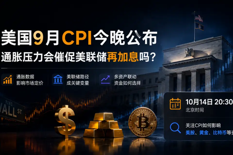 BiyaPay行情观察：美国9月CPI今晚公布，通胀压力会催促美联储再加息吗？