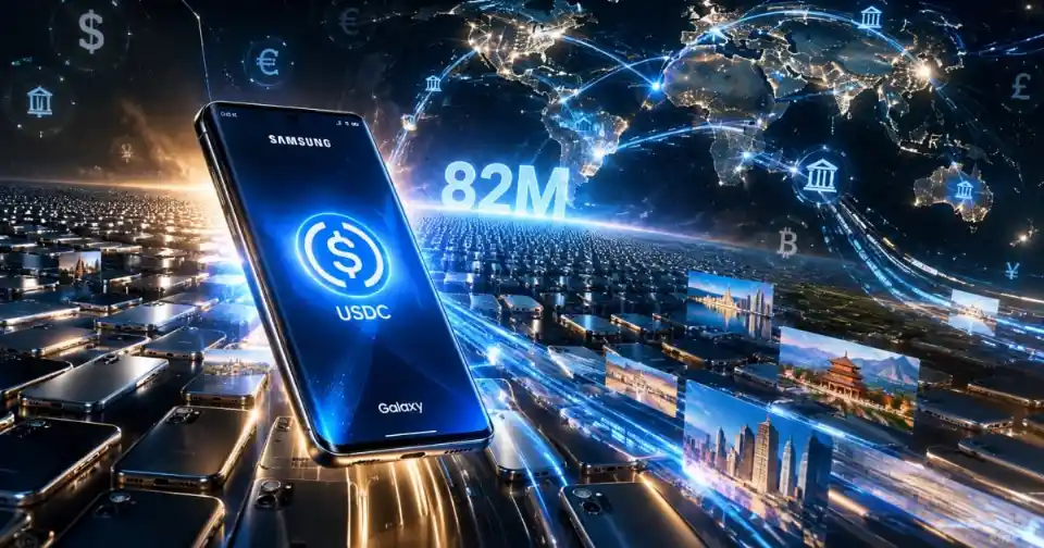 三星把USDC装进8,200万台Galaxy,稳定币为何先从跨境汇款切入?